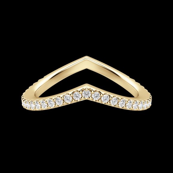 Demi Accented Wedding Band - Picture 9 of 9